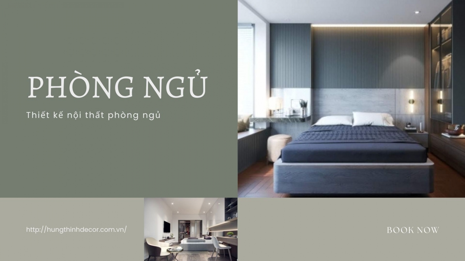 THIẾT KẾ NỘI THẤT PHÒNG NGỦ: SỰ KẾT HỢP HOÀN HẢO GIỮA ĐẸP VÀ TIỆN DỤNG