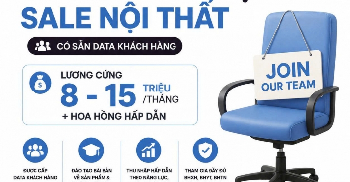 [Tuyển dụng] Sale Nội thất